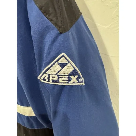 Dallas Cowboys 90s APEX puffer STARS jacket JERRY M blue white NFL Pro Line vtg - Picture 10 of 16